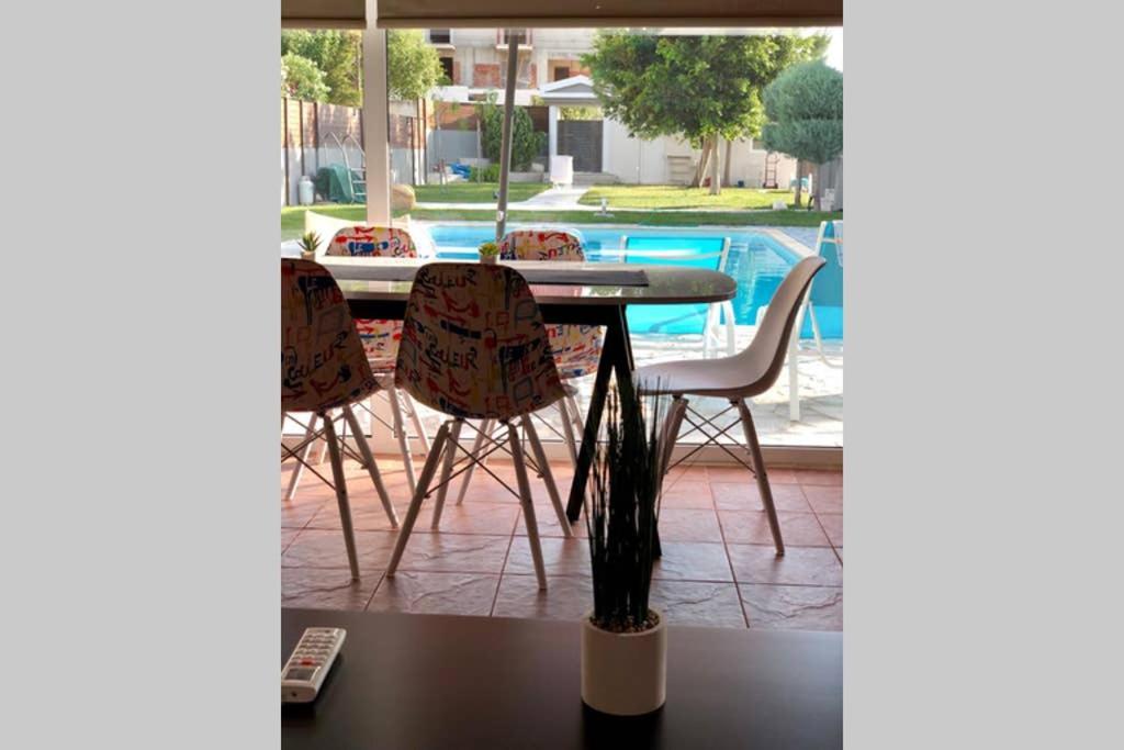 Posidhonía Sunlit Pool Houseヴィラ エクステリア 写真