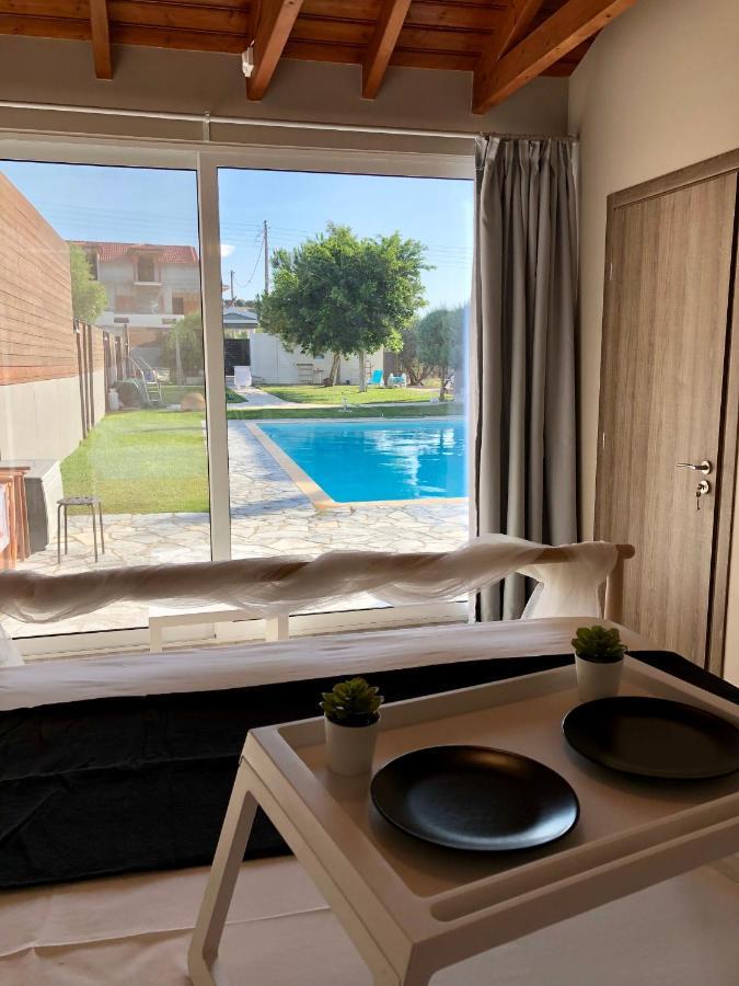 Posidhonía Sunlit Pool Houseヴィラ エクステリア 写真